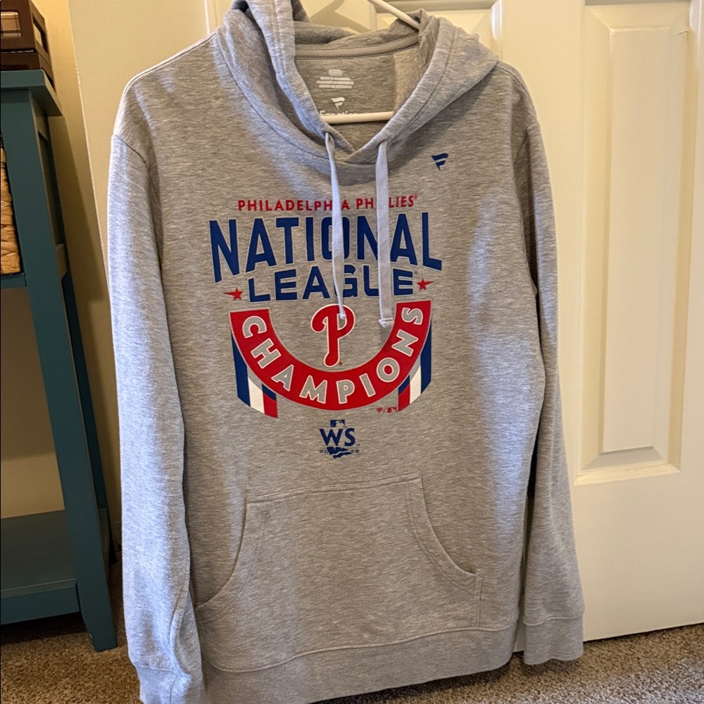 Fanatics Gray Philadelphia Phillies National League Champions Hoodie